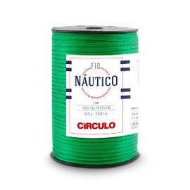 Circulo - Nautico Yarn, Premium Waterproof Cord 5mm 100% Polypropylene, 227 yds, 17.6 oz, Chunky, Special for Fashion Accessories, Bag and Decor in Crochet and Macramé (8214 - Aluminum)