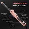 MiroPure Rotating Curling Iron Automatic Curling Wand 1 Inch Ionic