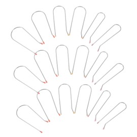 Baluue 24pcs Electric Heated Hair Roller Clips Shaped Replacement Hot Roller Securing Clamps for Styling Multiple for Versatile Curling