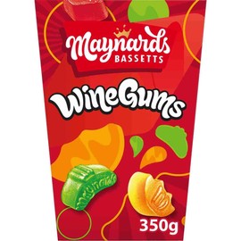 Maynards Bassetts Wine Gums Carton 350g (Pack of 1)