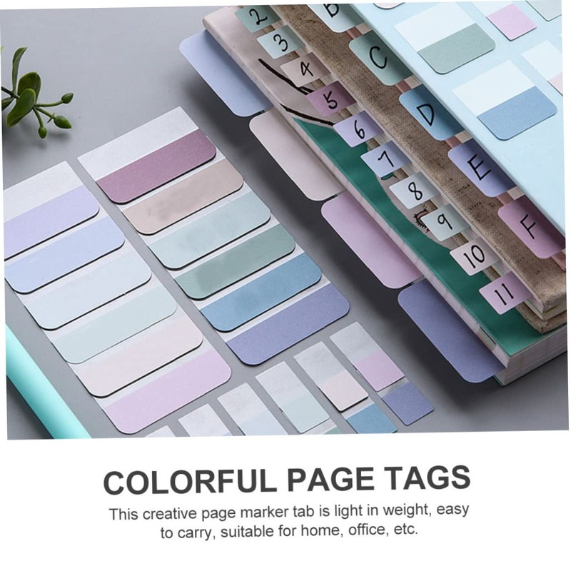 Operitacx School Supplies Lined for Notes Self-stick Memo Pads Plastic