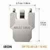 40 lb Claw Drywall Picture Hangers for Frames, Mirrors &