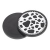 Ciieeo 2pcs Non Slip Car Cup Coasters Cow Print Mats