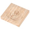 Carved Wooden Cookie Stamp Mould Rose Flower Cookie Cutter Cookie