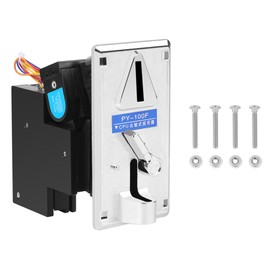 CPU Coin Checker, Electronic Multi Coin Slot Coins Money Player for Vending Machines Arcade Game Support with Arcade Screws Bolts and Nut