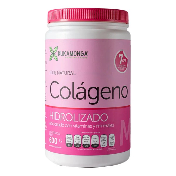 Colgeno Hidrolizado Para Mujer 600g Sabor Arndano Fortalece Cabello, Uas