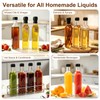21 Pack 8.5oz Hot Sauce Bottles, Square Glass Bottles with
