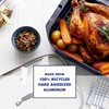 Blu. Cookware Roasting Pan with Lid and Roasting Rack, Non-Toxic,