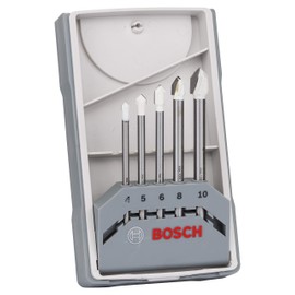 Bosch 2608587169 CYL-9 Ceramic Tile Drill Bit Set (5-Piece)
