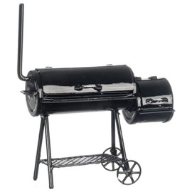 Aztec Imports, Inc. 1:12 Scale Black Texas Smoker #Eiwf563
