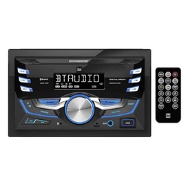 DXDM280BT Multimedia LCD High Resolution Double DIN Car Stereo Receiver with Built-in Bluetooth, CD, USB, MP3 & WMA Player