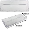 Spares2go Plastic Drawer Cover Flap Front Handle for Hotpoint Fridge