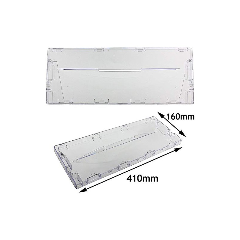 Spares2go Plastic Drawer Cover Flap Front Handle for Hotpoint Fridge