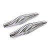 Timsec 2-Pack BBQ Spring Handle, 5.5-Inch Long Stainless Steel Smoker