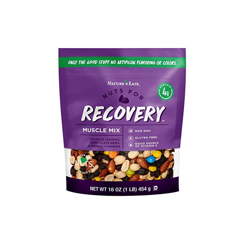 Nature's Eats Nuts for Recovery Muscle Trail Mix, Oz, Assorted,