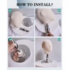 TINGSING Mannequin Head Wig Head Stand, Hat Display Stand Wig
