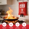 QIANZIEA Fire Blanket,4 Pack,40"x40" Fire Blankets Emergency for Home and