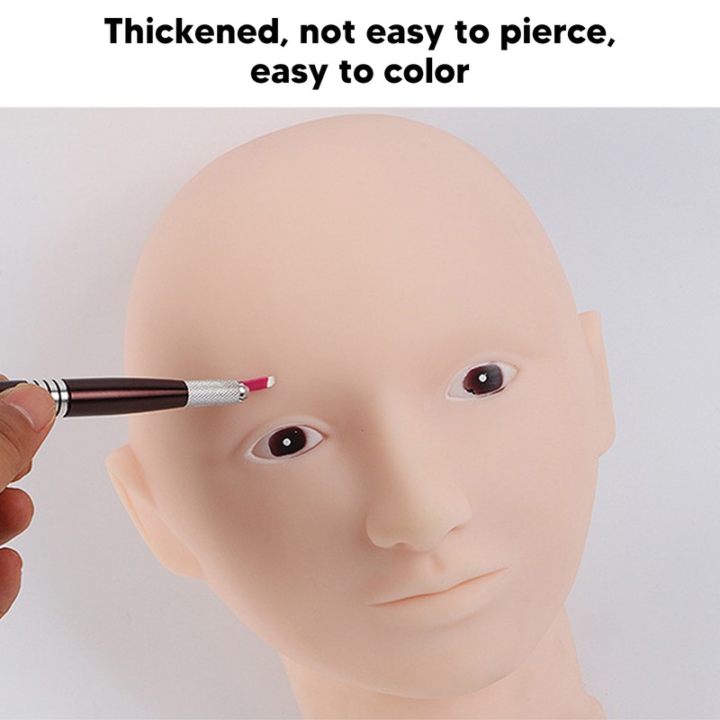 Lash Mannequin Head Safe Soft Silicone High Simulation Makeup Practice