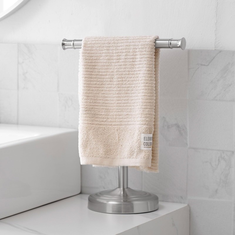 RUMOSE 13 Inch Brushed Nickel Towel Stand Hand Towel Holder