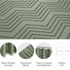 Siiluminisoy Sage Green Shower Curtain for Bathroom Boho Shower Curtain