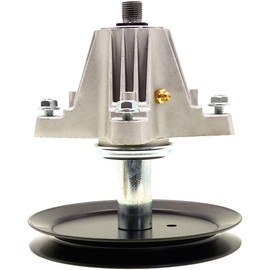 q&p Outdoor Power 46 Inch Deck Spindle Assembly Replace MTD 618-05078 918-05078A Stens 285-167 with 4bolts 80-11-798 FMTD Columbia ZT-S46 Craftsman Z6400 Murray M200-4 Holes Tapped for Easier Inst