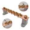 Copper Grounding Bar Kit, 7.8" Copper Bus Bar Ground Bus
