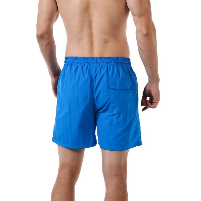 Tansozer Men's Swimming Trunks with Mesh - navy blue, size: