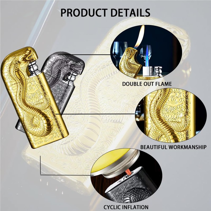SMTSEC Torch Lighter, Lighters for Men, Windproof Lighter, Fancy Lighter,