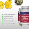 Flaxseed Oil Capsules 3000mg | Great Source of Alpha Linolenic