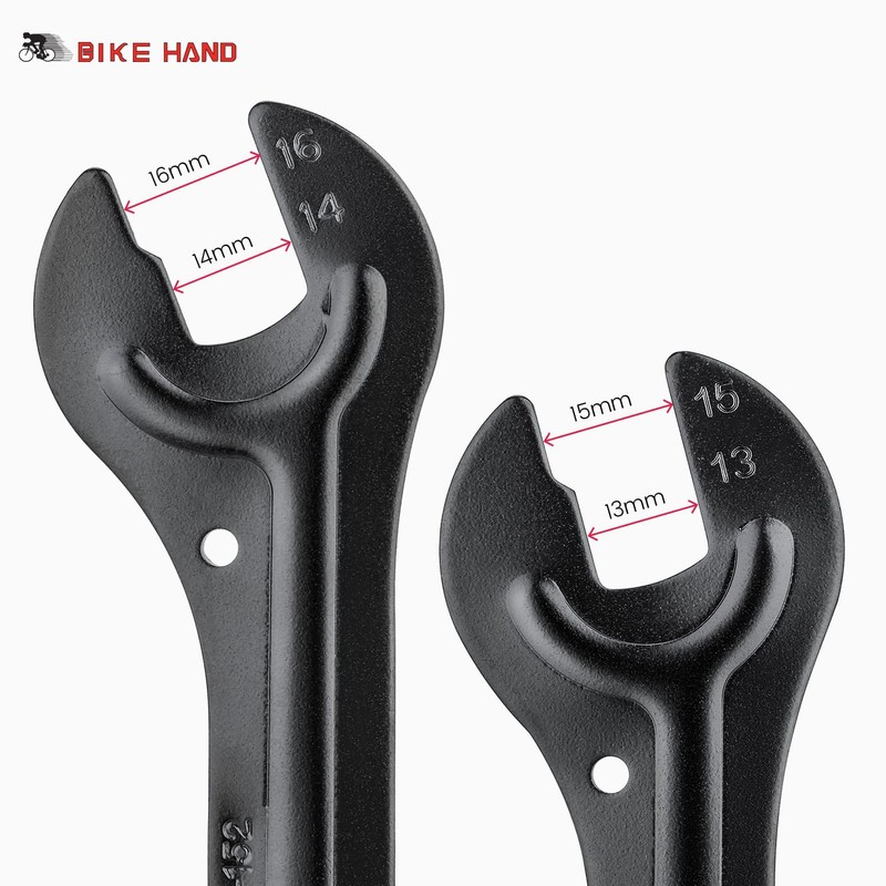 Bike Hand Hub Wrench 13/14/15/16mm 2 Sets Hub Cone Wrench