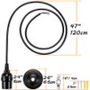 ACBungji 12 Packs Pendant Light Kit Cord, Hanging Light Socket