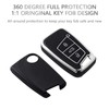OFFCURVE for Volkswagen Key Fob Cover Soft TPU Key Fob