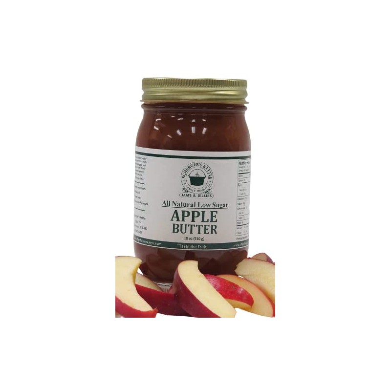 Apple Butter, All Natural/Low Sugar, 18 oz