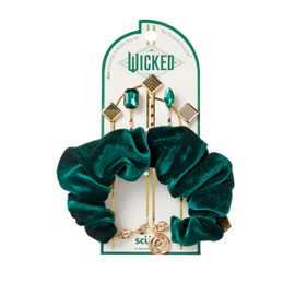 Wicked Emerald City Scrunchie Bobby Pin set - hair clips - hair accessories - hair accessories for girls - gifts for her - Scunci by Conair - 6PK