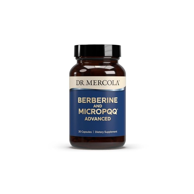 Dr. Mercola, Berberine y MircoPQQ Advanced, 30 porciones