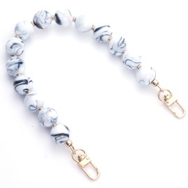 AUMEY Handbag Chain Straps Acrylic Purse Chain Strap Fashionable Replacement Purse Clutches Handles for Purse Handbags DIY Crafts, 15 inch of Each (YZL01-DLD)