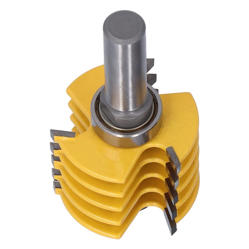 Router Bit, 1/2in Shank Finger Joint Woodworking Alloy Blade Chisel