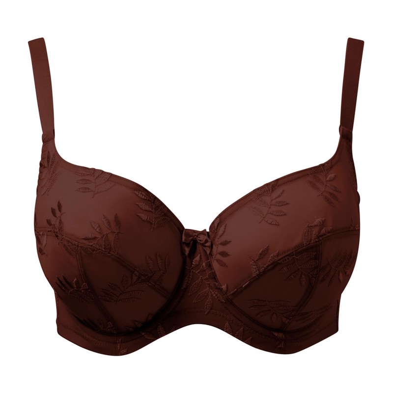 Panache Women's Tango Underwired Balconnet Bra, Nutmeg, 38HH US