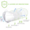 SOOQOO 50 Pcs KN95 Face Maks for Audlts (White)
