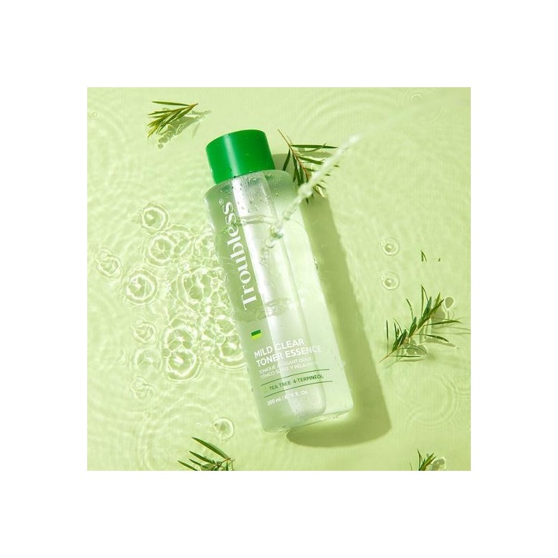 Troubleless Mild Clear Toner Essence 200ml / 트러블레스 마일드 클리어