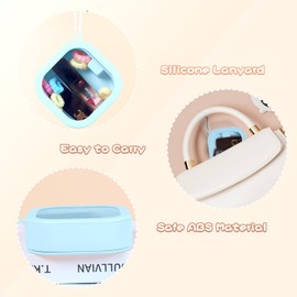 Chfory Hair Tie Organizer, Small Portable Hair Accessories Storage Can Be Stackable Or Hung On The Wall, Small Items Holder Hair Tie Organizer for Jewelry Hair Stuff Hair Clip Cotton Swab