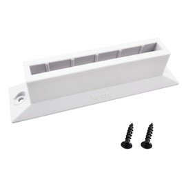 Myard Level Baluster Connectors for Deck Scenic Frontier Glass Balusters Railing Rails Handrail Staircase (10-Pack, for Thickness: 5/16", Width: 4", White)