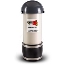 OdorHog Mushroom Cap Vent Stack Pipe Filter 4" PVC Clamp On, Removes Outdoor and Sewer Odor Problems