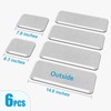 ELCOOR Refrigerator Handle Covers, Set of 6, Trimmable, Washable, Appliance