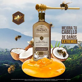 TIO NACHO Acondicionador Ultra Hidratante, Con aceite de coco orgánico y jalea real devuelve a tu cabello el 100% de la hidratación con el poder de la