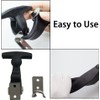 Tiardey 2pcs Elastic Stainless Steel Rubber Hood Catch Flexible T-Handle