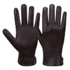 Mens Luxury Nappa Lambskin Leather Gloves Winter Warm Gloves Cashmere