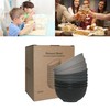 9 Pack Wheat Straw Bowls Reusable Salad Bowls,Durable & Lightweight,