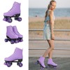 Silvertree Roller Skates for Women and Men PU Leather High-top