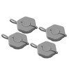 4pcs Leakage Proof Gallon Water Jug Lid Cover Replacement Reusable